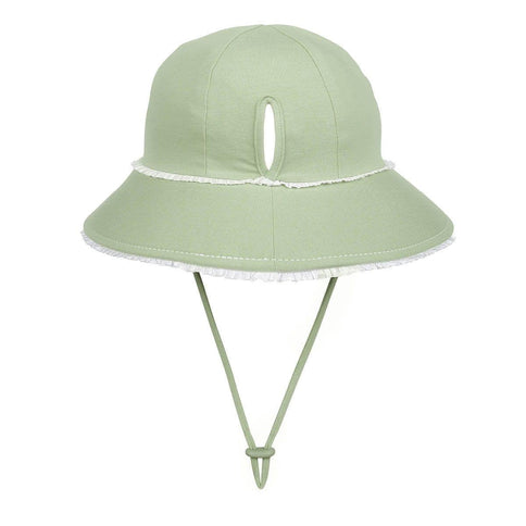 Bedhead Ponytail Bucket Hat - Khaki Ruffle L-1875027433820917761