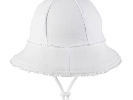 Bedhead Ponytail Bucket Hat - White Ruffle L-1875027433955135489