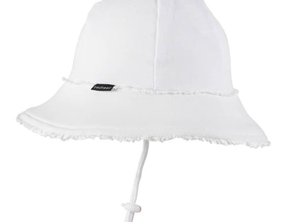 Bedhead Ponytail Bucket Hat - White Ruffle L-1875027433955135490