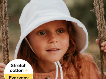 Bedhead Ponytail Bucket Hat - White Ruffle L-1875027433955135491