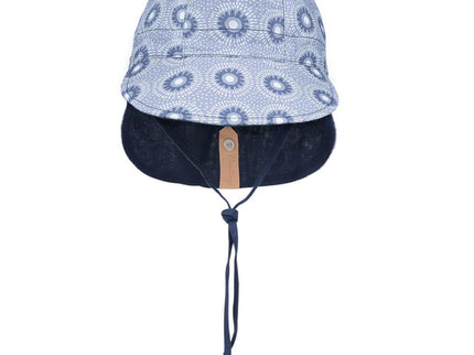 Bedhead Reversible Baby Flap Sun Hat-Norman/Indigo S-1875027479392030721