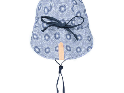Bedhead Reversible Baby Flap Sun Hat-Norman/Indigo S-1875027479392030722