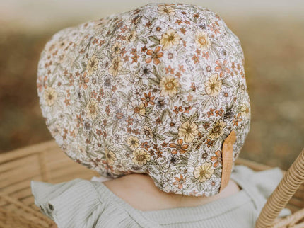 Bedhead Reversible Bonnet Hat- Winnie/Blanc M-1875027434970157062
