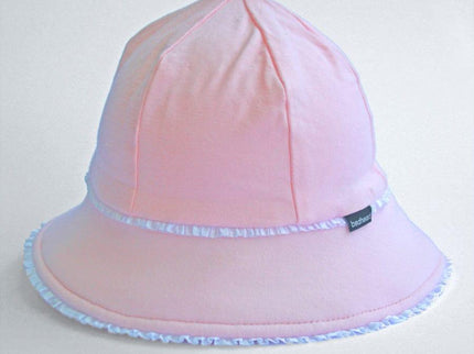 Bedhead Toddler Bucket Hat - Blush Ruffle Trim M-1875027489567412224