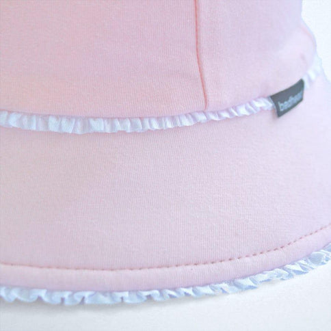 Bedhead Toddler Bucket Hat - Blush Ruffle Trim L-1875027489705824256