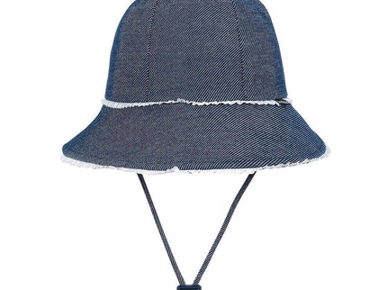 Bedhead Toddler Bucket Hat - Denim Ruffle Trim S-1875027489848430593