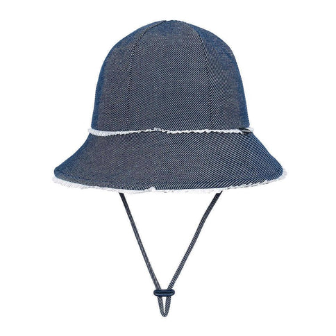 Bedhead Toddler Bucket Hat - Denim Ruffle Trim S-1875027489848430593
