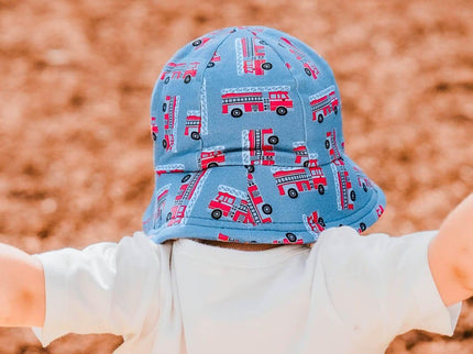 Bedhead Toddler Bucket Hat - Fire truck XS-1875027488023908355