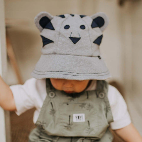 Bedhead Toddler Bucket Hat - Tiger Grey Marle S-1875027487319265281