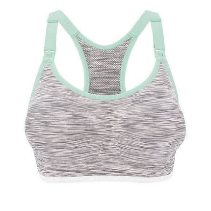 Bravado Seamless Rhythm Nursing Bra White Grey Spacedye M-1954803150854688768