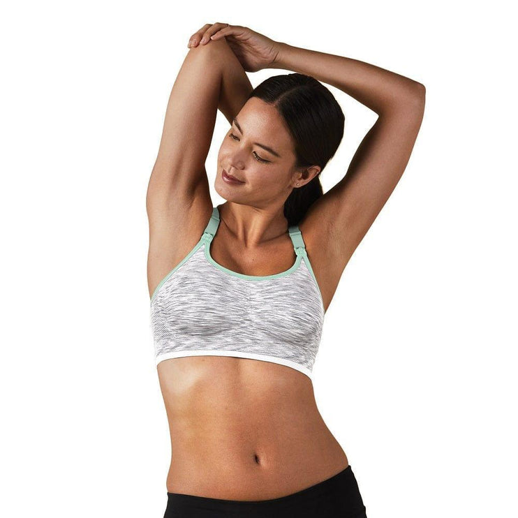 Bravado Seamless Rhythm Nursing Bra White Grey Spacedye M-1973194099880235009