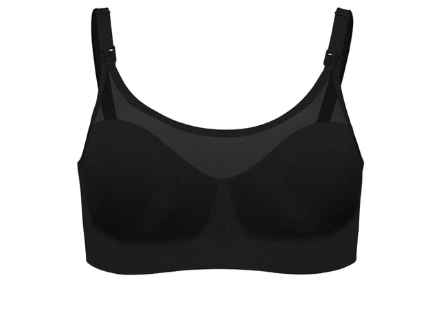 Bravado Silk Seamless Sheer Nursing Bra Black S-1875027396432891904