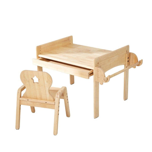 Bunny Tickles Primary Adjustable Table and Chair Set Bear-1875027383472492544