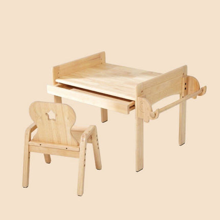 Bunny Tickles Primary Adjustable Table and Chair Set Star-1875027382147092486