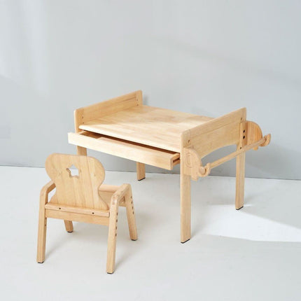 Bunny Tickles Primary Adjustable Table and Chair Set Car-1875027381845102592