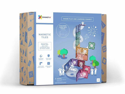 Connetix Tiles 80 pc Pastel Ball Run Expansion Pack-1875027520542347264