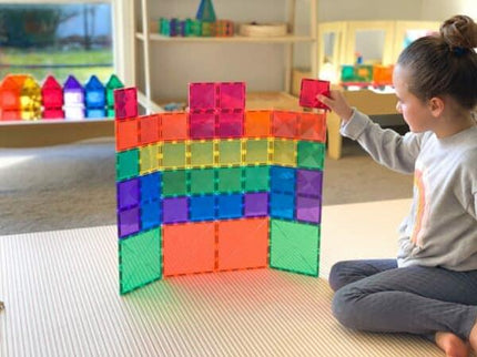 Connetix Tiles Rainbow 40 Piece Square Pack-1875027392901287940
