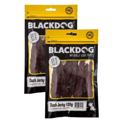 Blackdog Dog Treats Duck Jerkey 120g x2-2006732774265982976
