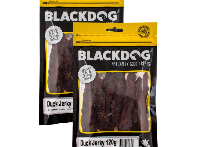 Blackdog Dog Treats Duck Jerkey 120g x2-2006732774265982978