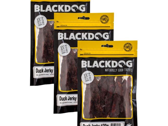 Blackdog Dog Treats Duck Jerkey 120g x3-2006732774425366529