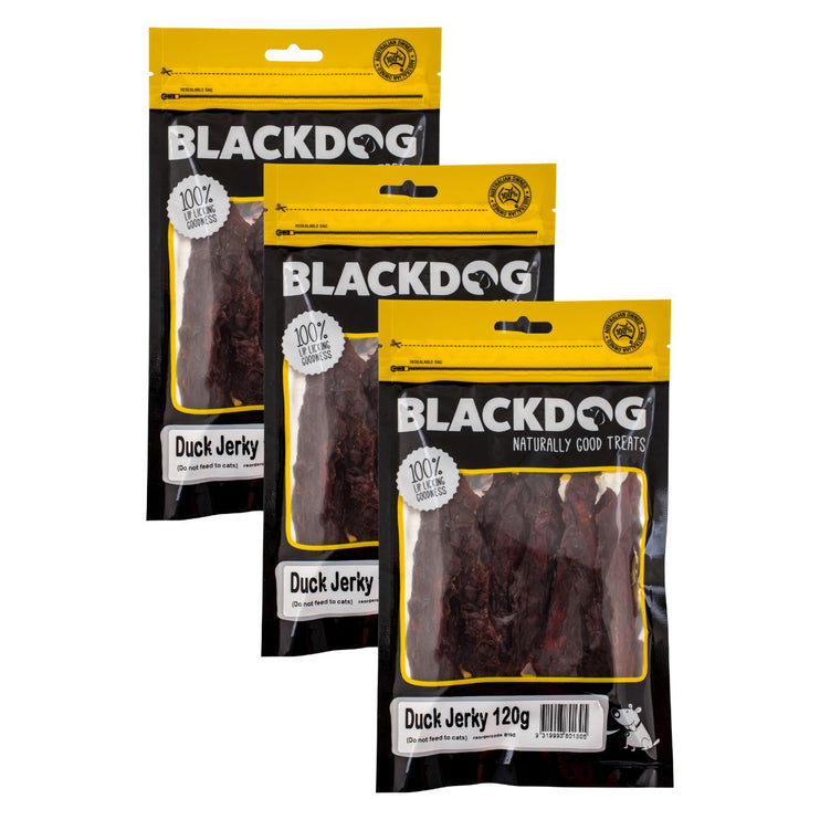 Blackdog Dog Treats Duck Jerkey 120g x3-2006732774425366529