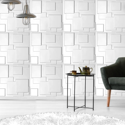 12Pcs 3D Wall Panels 50x50cm DIY Waterproof-1975420500423348230