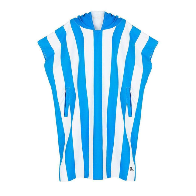 Dock & Bay Adult Poncho Hooded Towel | Cabana Collection | Bondi Blue S-1973193417328562177