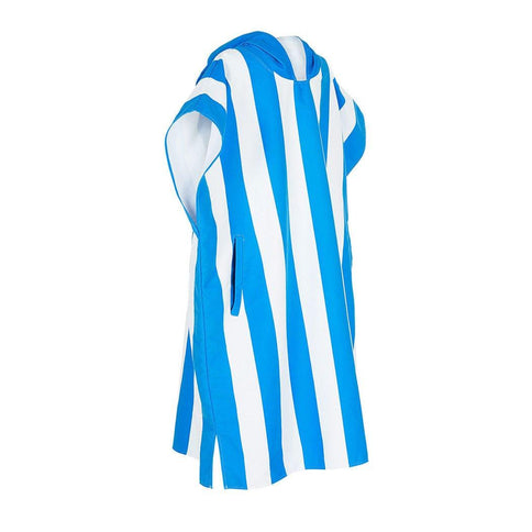 Dock & Bay Adult Poncho Hooded Towel | Cabana Collection | Bondi Blue M-1875027425033850882