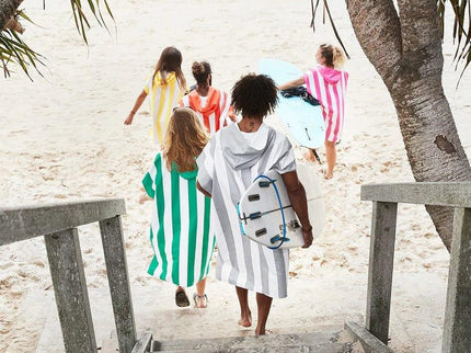 Dock & Bay Adult Poncho Hooded Towel | Cabana Collection | Malibu Pink S-1875027425365200898