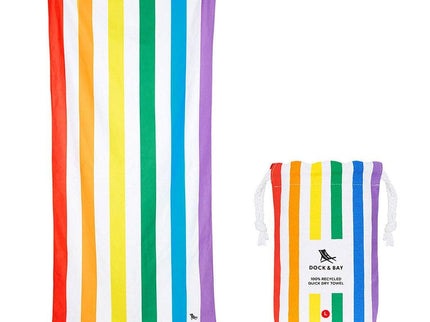 Dock & Bay Beach Towel Cabana Collection L | Quick Dry | Rainbow Skies-1875027436979228672