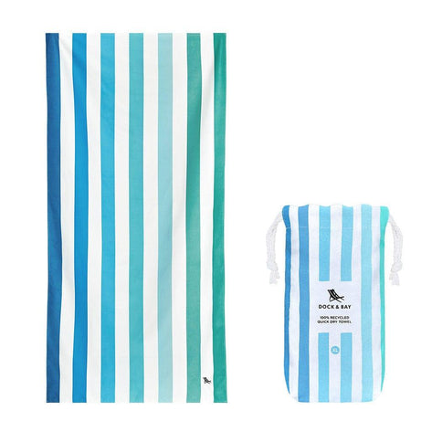 Dock & Bay Beach Towel Cabana Collection XL | Quick Dry | Endless River-1875027400962740224