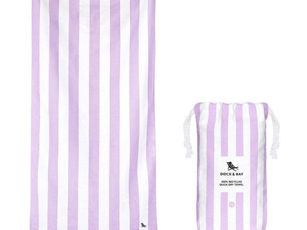 Dock & Bay Beach Towel Cabana Collection XL | Quick Dry | Lombok Lilac-1875027436387831808