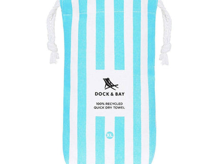 Dock & Bay Beach Towel Cabana Collection XL | Quick Dry | Tulum Blue-1875027435968401413