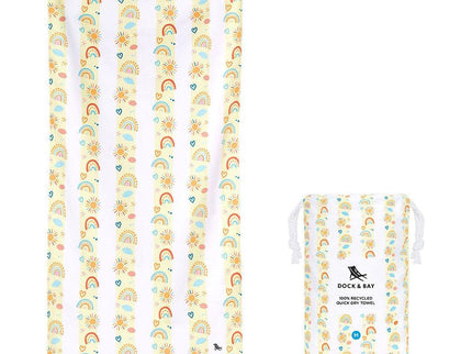 Dock & Bay KIDS Beach Towel | Quick Dry | Rainbow Road-1875027461100670976