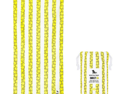 Dock & Bay KIDS Beach Towel | Quick Dry | Smiley-1875027471712260096