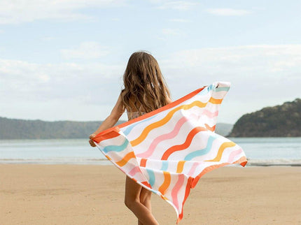 Dock & Bay KIDS Beach Towel | Quick Dry | Squiggly-1875027461239083009