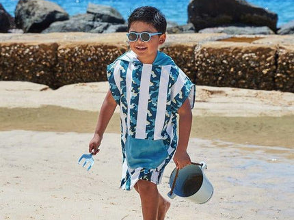 Dock & Bay KIDS Poncho Hooded Towel - Cool Camo XS (2-4yrs)-1875027438862471170