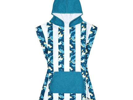 Dock & Bay KIDS Poncho Hooded Towel - Cool Camo XS (2-4yrs)-1875027438862471172