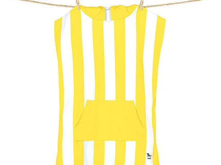 Dock & Bay KIDS Poncho Hooded Towel -Mini Cabana Collection-Boracay Yellow XS (2-4yrs)-1875027438413680643