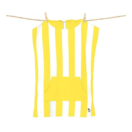 Dock & Bay KIDS Poncho Hooded Towel -Mini Cabana Collection-Boracay Yellow XS (2-4yrs)-1973193419333439491