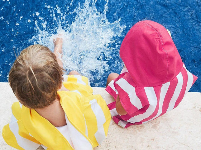Dock & Bay KIDS Poncho Hooded Towel -Mini Cabana Collection-Phi Phi Pink S (4-7yrs)-1973193418968535041
