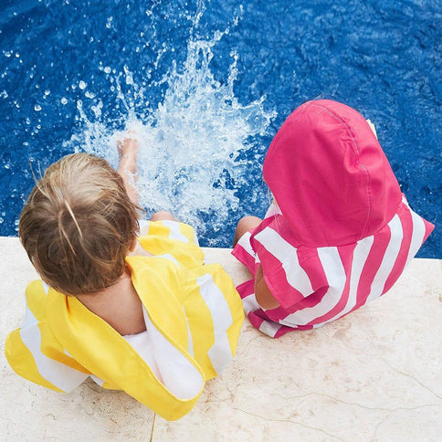 Dock & Bay KIDS Poncho Hooded Towel -Mini Cabana Collection-Phi Phi Pink S (4-7yrs)-1875027438132662273