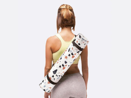 DOIY Yoga Mat - Terrazzo White-1864183502237470725