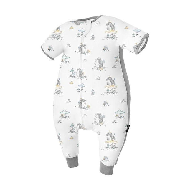 Domiamia Bamboo Short Sleeve Sleep Sack with Feet - 0.6 Tog-1954803092172181505