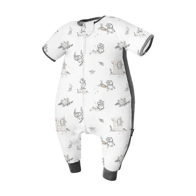 Domiamia Bamboo Short Sleeve Sleep Sack with Feet - 0.6 Tog-1954803092339953665