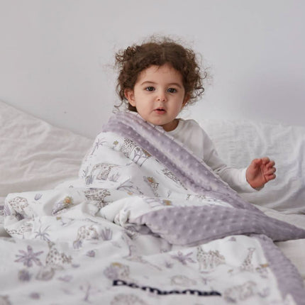 Domimia Thick Padded Minky Cotton Kids Blanket - 2.5 tog-1954803092860047360