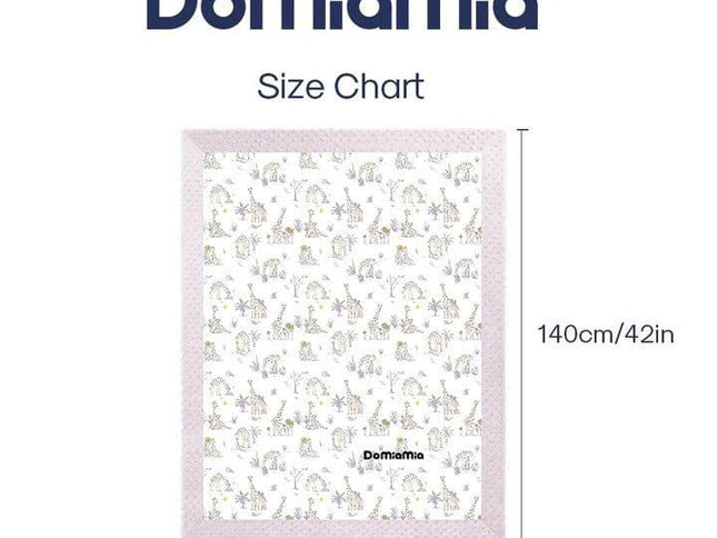 Domimia Thick Padded Minky Cotton Kids Blanket - 2.5 tog Wildflower Boquet-1875027393329106945