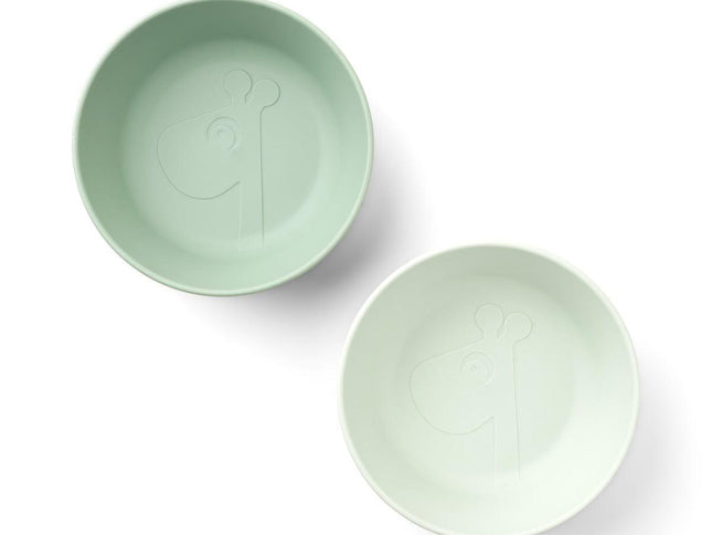 Done by Deer Kiddish Raffi Bowl 2 Pack-Green-1875027480298000385