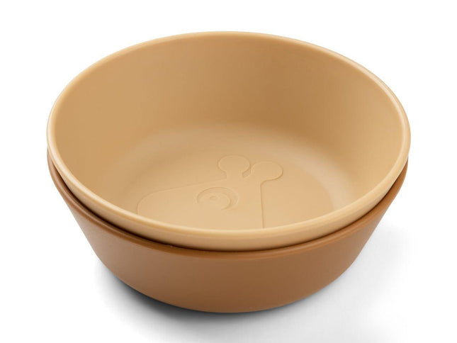 Done by Deer Kiddish Raffi Bowl 2 Pack-Mustard-1875027480440606720