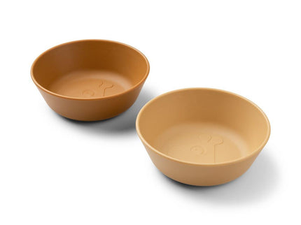 Done by Deer Kiddish Raffi Bowl 2 Pack-Mustard-1875027480440606725